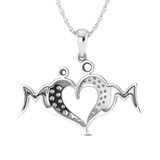 Photo of Varisha 1/6 Carat T.W. Lab Grown Diamond Pendant 10K White Gold [CP1688W]