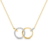 Photo of Orra 1/4 CT. T.W. Lab Grown Diamond Pendant 10K Yellow Gold [CP1691Y]