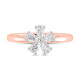 Photo of Tvisha 1/2 ct tw. Lab Grown Diamond Ring 14K Rose Gold [FR1693R]