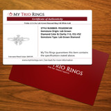 Tvisha 1/2 ct tw. Lab Grown Diamond Ring 14K White Gold