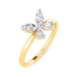 Photo of Arbor 1/2 ct tw. Lab Grown Diamond Ring 14K Yellow Gold [FR1694Y]