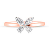 Photo of Arbor 1/2 ct tw. Lab Grown Diamond Ring 14K Rose Gold [FR1694R]