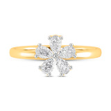 Photo of Tvisha 1/2 ct tw. Lab Grown Diamond Ring 14K Yellow Gold [FR1693Y]