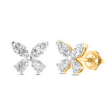 Photo of Arbor 1 1/10 CT. T.W. Lab Grown Diamond Earring 14K Yellow Gold [CE1694Y]