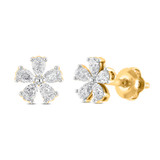 Photo of Tvisha 1/3 Carat T.W. Lab Grown Diamond Earring 14K Yellow Gold [CE1693Y]