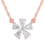 Photo of Tvisha 1/2 CT. T.W. Lab Grown Diamond Pendant 14K Rose Gold [CP1693R]
