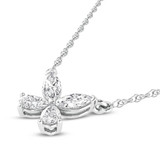 Photo of Arbor 1/2 Carat T.W. Lab Grown Diamond Pendant 10K White Gold [CP1694W]