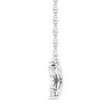 Photo of Arbor 1/2 Carat T.W. Lab Grown Diamond Pendant 10K White Gold [CP1694W]