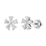 Photo of Tvisha 1/3 Carat T.W. Lab Grown Diamond Earring 10K White Gold [CE1693W]