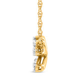 Photo of Tvisha 1/2 Carat T.W. Lab Grown Diamond Pendant 10K Yellow Gold [CP1693Y]