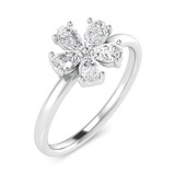 Photo of Tvisha 1/2 ct tw. Lab Grown Diamond Ring 10K White Gold [FR1693W]