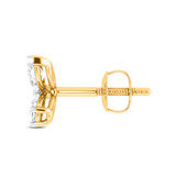 Photo of Arbor 1 1/10 Carat T.W. Lab Grown Diamond Earring 10K Yellow Gold [CE1694Y]