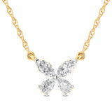 Photo of Arbor 1/2 Carat T.W. Lab Grown Diamond Pendant 10K Yellow Gold [CP1694Y]