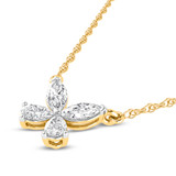 Photo of Arbor 1/2 Carat T.W. Lab Grown Diamond Pendant 10K Yellow Gold [CP1694Y]