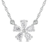 Photo of Tvisha 1/2 CT. T.W. Lab Grown Diamond Pendant 10K White Gold [CP1693W]