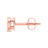 Photo of Velour Oval 1/3 CT. T.W. Lab Grown Diamond Solitaire Earring 14K Rose Gold [SE1698R-C000]