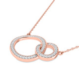 Photo of Ruhi 1/3 Carat T.W. Lab Grown Diamond Pendant 10K Rose Gold [CP1692R]