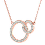 Photo of Ruhi 1/3 Carat T.W. Lab Grown Diamond Pendant 10K Rose Gold [CP1692R]