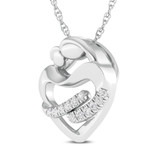 Photo of Ash 1/10 Carat T.W. Lab Grown Diamond Pendant 14K White Gold [CP1686W]
