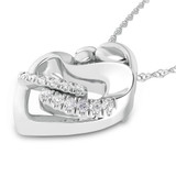Photo of Ash 1/10 Carat T.W. Lab Grown Diamond Pendant 14K White Gold [CP1686W]