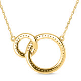 Photo of Ruhi 1/3 CT. T.W. Lab Grown Diamond Pendant 10K Yellow Gold [CP1692Y]