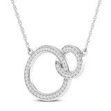 Photo of Ruhi 1/3 CT. T.W. Lab Grown Diamond Pendant 14K White Gold [CP1692W]