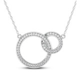 Photo of Ruhi 1/3 CT. T.W. Lab Grown Diamond Pendant 10K White Gold [CP1692W]