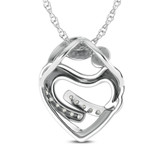 Photo of Ash 1/10 CT. T.W. Lab Grown Diamond Pendant 10K White Gold [CP1686W]