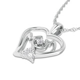 Photo of Lizza 1/15 CT. T.W. Lab Grown Diamond Pendant 14K White Gold [CP1685W]