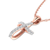 Photo of Magnus 1/15 CT. T.W. Lab Grown Diamond Pendant 10K Rose Gold [CP1709R]