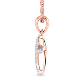 Photo of Magnus 1/15 CT. T.W. Lab Grown Diamond Pendant 14K Rose Gold [CP1709R]