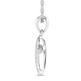 Photo of Magnus 1/15 Carat T.W. Lab Grown Diamond Pendant 10K White Gold [CP1709W]