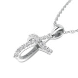 Photo of Magnus 1/15 Carat T.W. Lab Grown Diamond Pendant 10K White Gold [CP1709W]