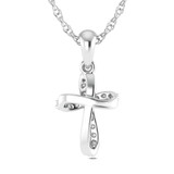 Photo of Magnus 1/15 Carat T.W. Lab Grown Diamond Pendant 14K White Gold [CP1709W]