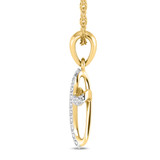 Photo of Magnus 1/15 CT. T.W. Lab Grown Diamond Pendant 14K Yellow Gold [CP1709Y]