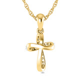 Photo of Magnus 1/15 CT. T.W. Lab Grown Diamond Pendant 14K Yellow Gold [CP1709Y]