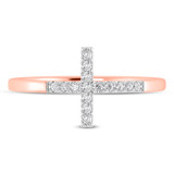Photo of Celia 1/10 ct tw. Lab Grown Diamond Ring 10K Rose Gold [FR1710R]