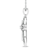 Photo of Valery 1/5 Carat T.W. Lab Grown Diamond Pendant 14K White Gold [CP1704W]