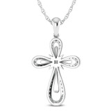 Photo of Valery 1/5 Carat T.W. Lab Grown Diamond Pendant 14K White Gold [CP1704W]