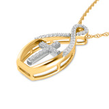 Photo of Blaze 1/6 Carat T.W. Lab Grown Diamond Pendant 14K Yellow Gold [CP1705Y]