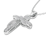 Photo of Rex 1/4 Carat T.W. Lab Grown Diamond Pendant 14K White Gold [CP1707W]