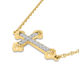 Photo of Lux 1/6 CT. T.W. Lab Grown Diamond Pendant 14K Yellow Gold [CP1708Y]