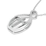 Photo of Blaze 1/6 Carat T.W. Lab Grown Diamond Pendant 10K White Gold [CP1705W]