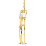 Photo of Blaze 1/6 Carat T.W. Lab Grown Diamond Pendant 10K Yellow Gold [CP1705Y]