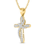 Photo of Rex 1/4 CT. T.W. Lab Grown Diamond Pendant 10K Yellow Gold [CP1707Y]