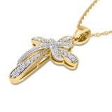 Photo of Rex 1/4 CT. T.W. Lab Grown Diamond Pendant 10K Yellow Gold [CP1707Y]