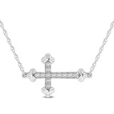 Photo of Lux 1/6 Carat T.W. Lab Grown Diamond Pendant 10K White Gold [CP1708W]