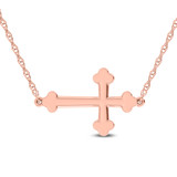 Photo of Lux 1/6 Carat T.W. Lab Grown Diamond Pendant 10K Rose Gold [CP1708R]