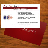 Andre 1/10 CT. T.W. Lab Grown Diamond Earring 14K Rose Gold