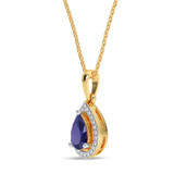 Photo of Andre 1/20 CT. T.W. Lab Grown Diamond Pendant 14K Yellow Gold [CP2009Y]
